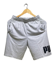 Puma Gray Sports Short For Men Large