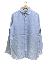 Banana Republic Blue Cotton Shirt For Men Large