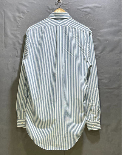 Lands' End Blue Cotton Shirt For Men Medium | Preloved Labels