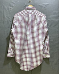 Lands' End Red Cotton Shirt For Men Medium | Preloved Labels