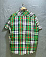 Karl Green Cotton Shirt For Men XX Large | Preloved Labels