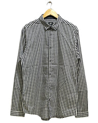 H&M Black Cotton Shirt For Men Large