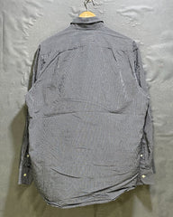 Izod Gray Cotton Shirt For Men Medium