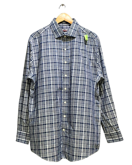 Kirkland Gray Cotton Shirt For Men Large | Preloved Labels