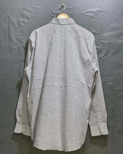 Stafford White Cotton Shirt For Men Large | Preloved Labels