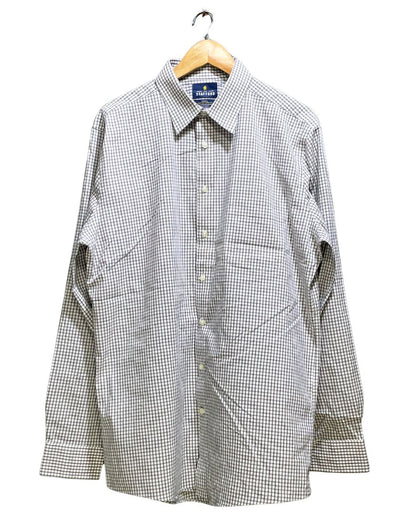 Stafford White Cotton Shirt For Men Large | Preloved Labels