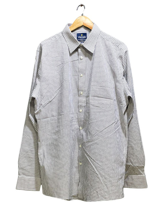 Stafford White Cotton Shirt For Men Large | Preloved Labels