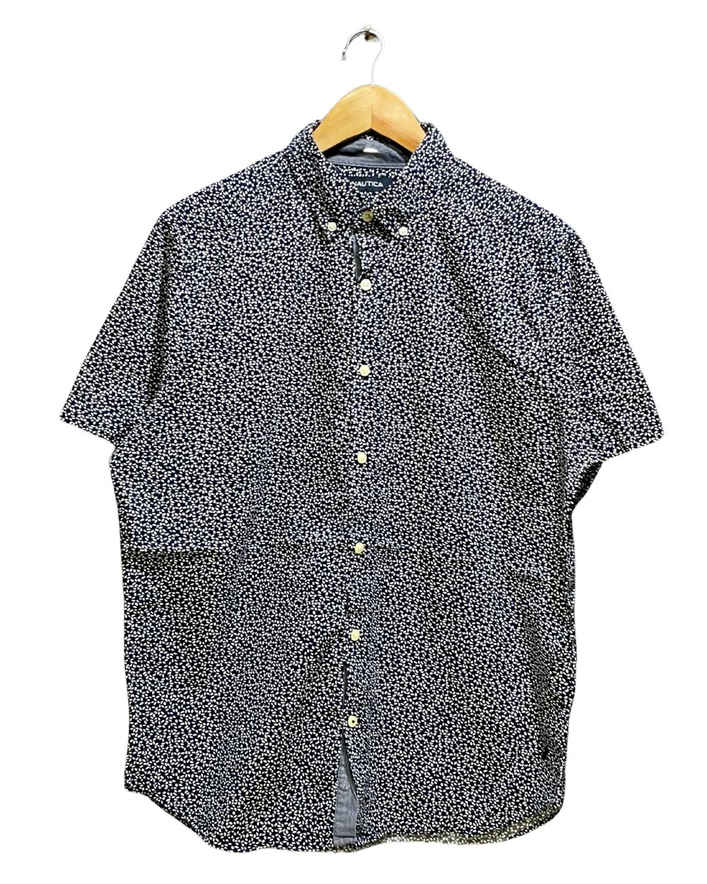 Nautica Blue Cotton Shirt For Men Medium | Preloved Labels