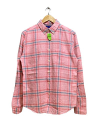 Aeropostale Pink Cotton Shirt For Men Small | Preloved Labels