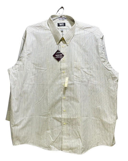 Lassy's Big Tall Cream Cotton Shirt For Men 3X Large | Preloved Labels