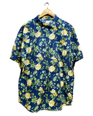 Old Navy Blue Cotton Shirt For Men X Large | Preloved Labels