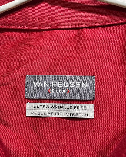 Van Heusen Red Cotton Shirt For Men X Large | Preloved Labels
