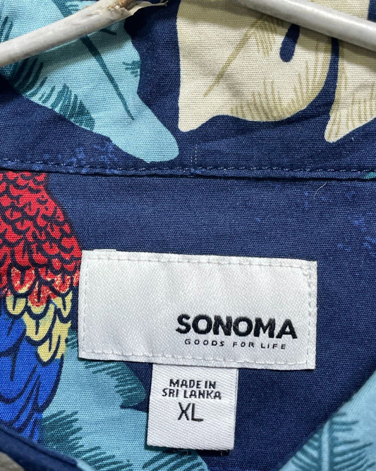 Sonoma Blue Cotton Shirt For Men X Large | Preloved Labels
