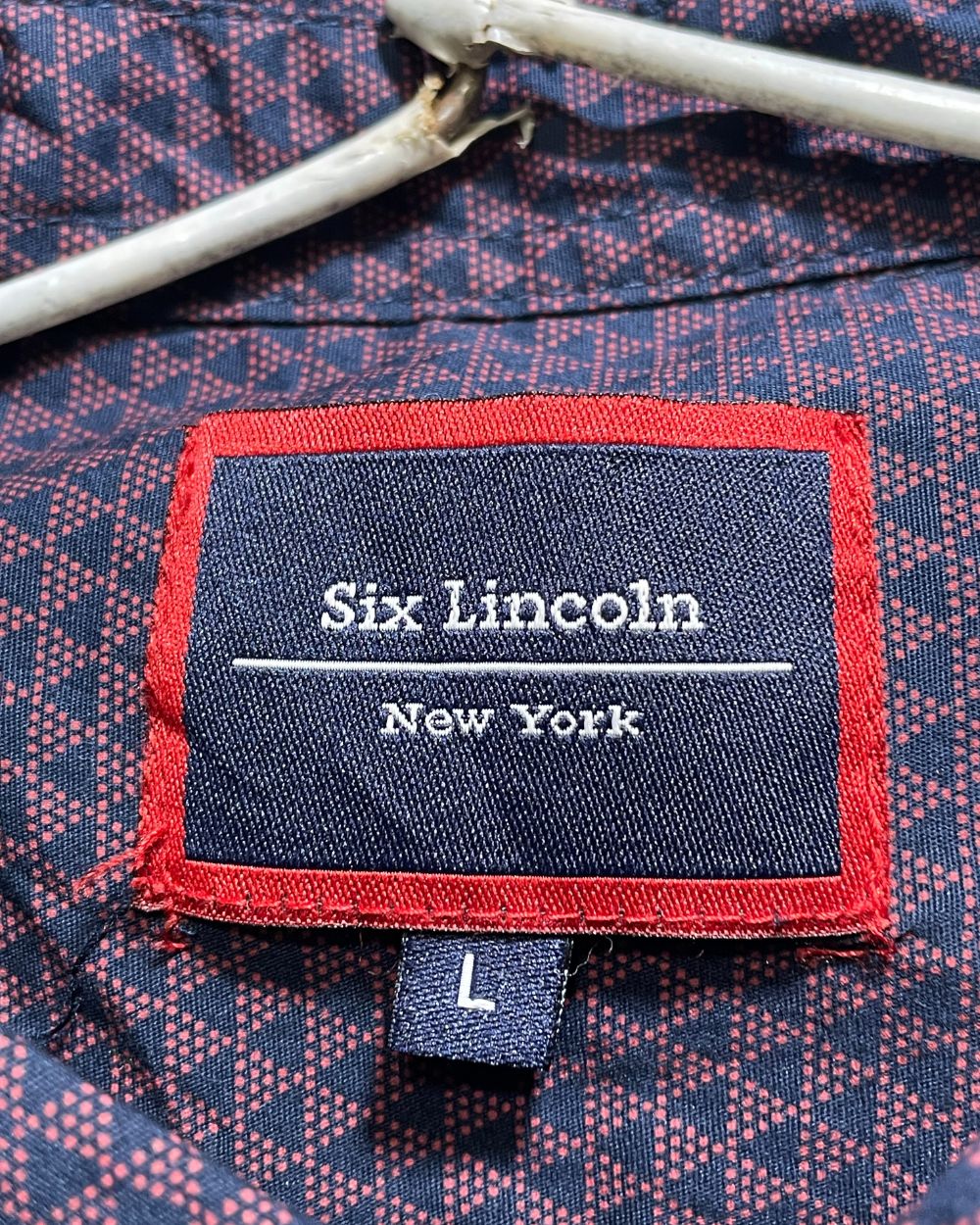 Six Lincoin Blue Cotton Shirt For Men Large | Preloved Labels