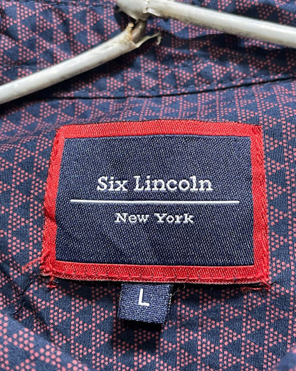 Six Lincoin Blue Cotton Shirt For Men Large | Preloved Labels