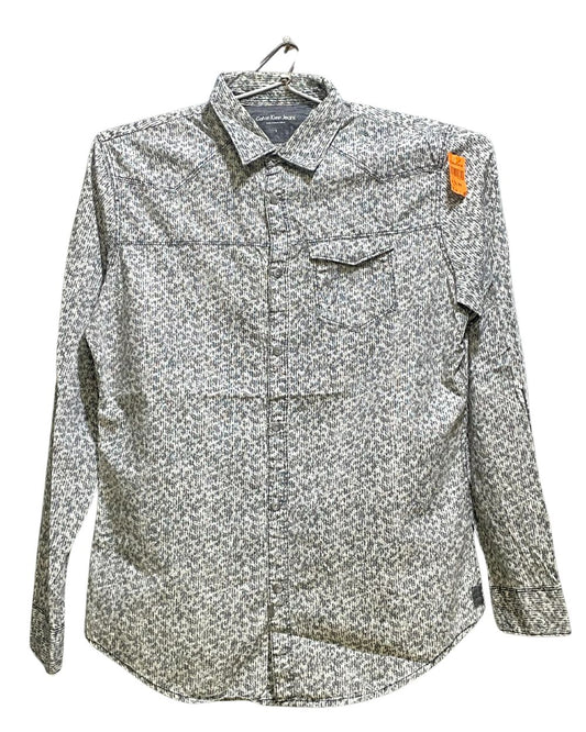 Calvin Klein Gray Cotton Shirt For Men Small | Preloved Labels