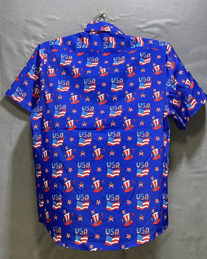 Grtxin Blue Cotton Shirt For Men M | Preloved Labels