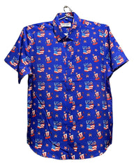 Grtxin Blue Cotton Shirt For Men M | Preloved Labels