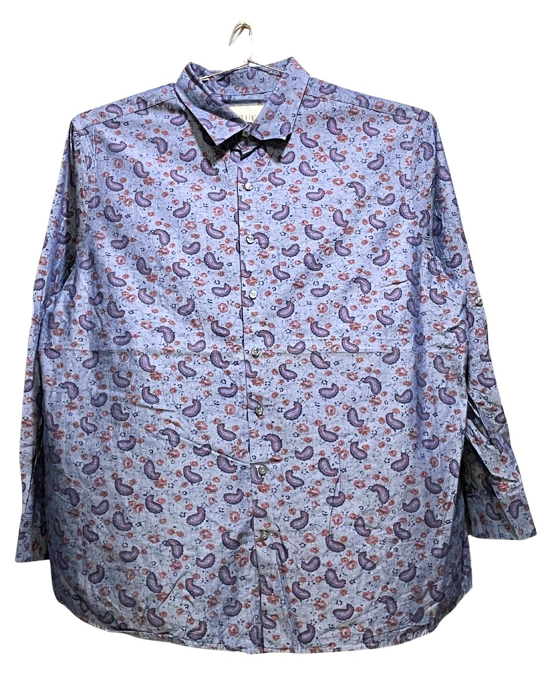 True Nation Blue Cotton Shirt For Men X Large | Preloved Labels