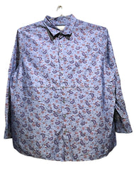 True Nation Blue Cotton Shirt For Men X Large | Preloved Labels