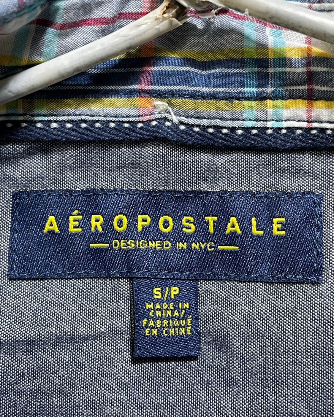 Aeropostale Blue Cotton Shirt For Men S | Preloved Labels