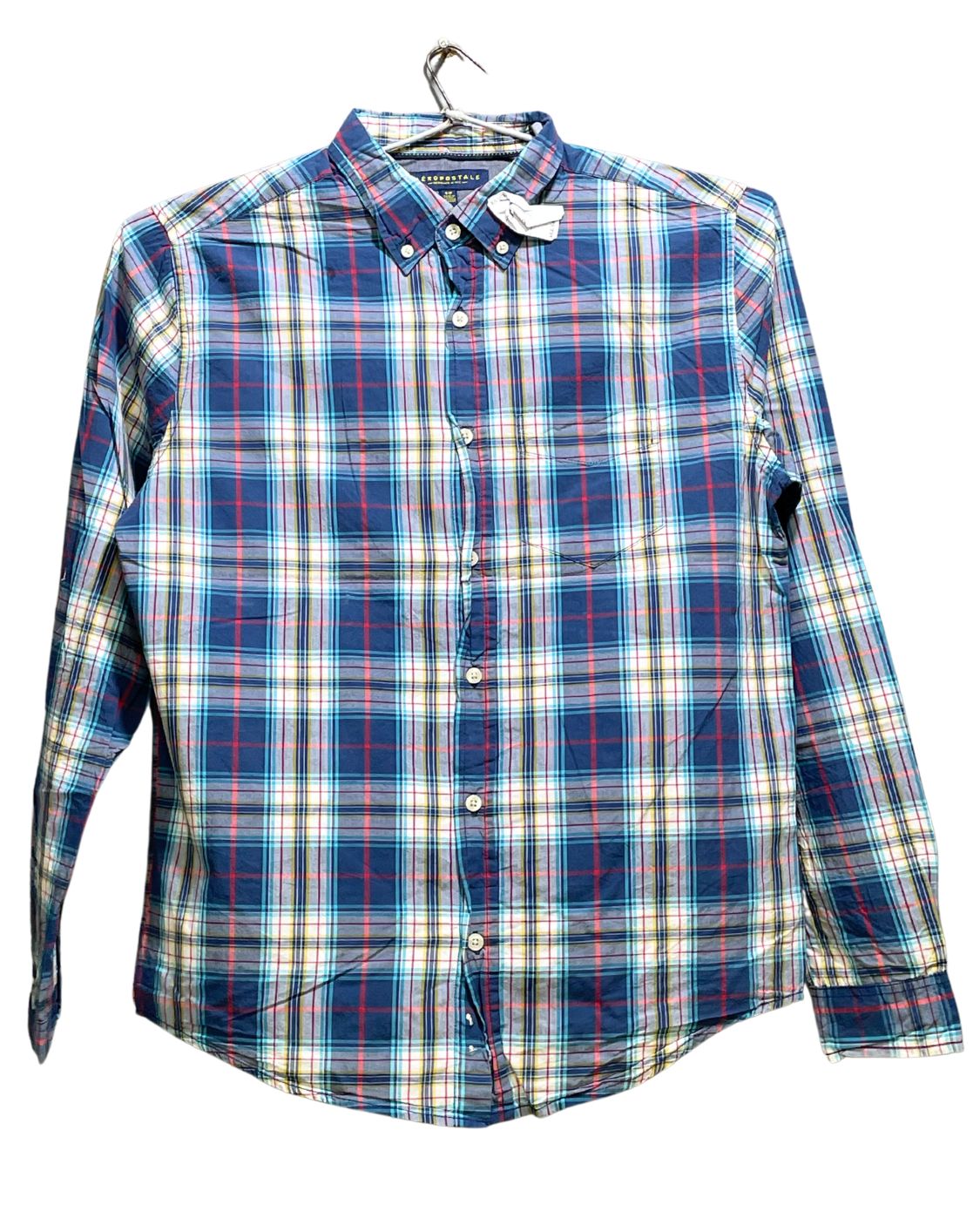 Aeropostale Blue Cotton Shirt For Men S | Preloved Labels