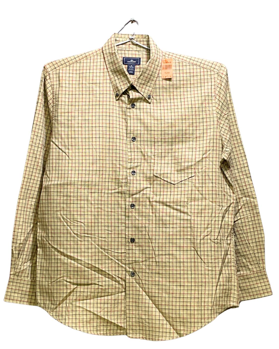 Dockers Brown Cotton Shirt For Men M | Preloved Labels
