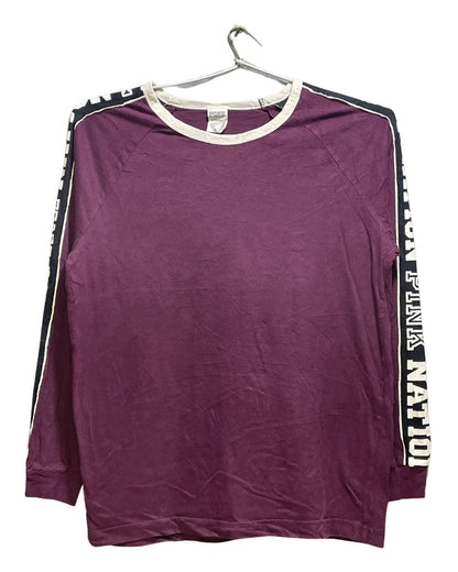 Pink Maroon T Shirt For Men Small | Preloved Labels