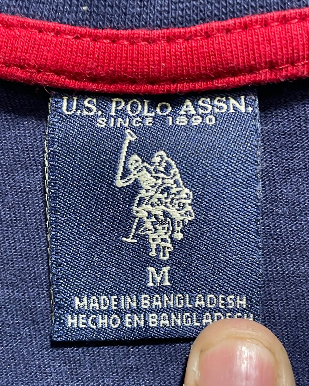U.S. Polo Assn Blue T Shirt For Men Medium | Preloved Labels