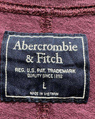 Abercrombie & Fitch Maroon T Shirt For Men Large | Preloved Labels