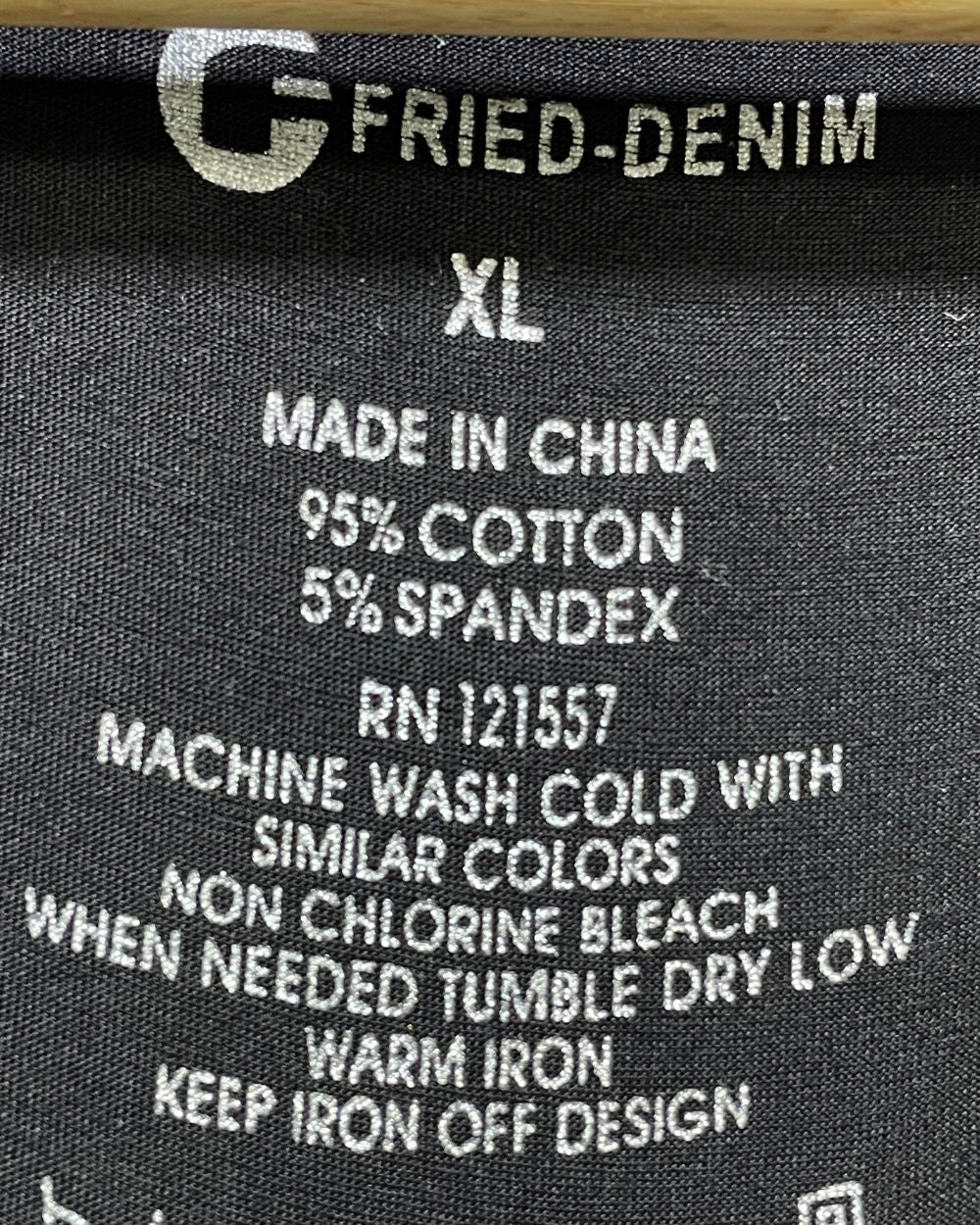Fried Black Black T Shirt For Men XX Large | Preloved Labels