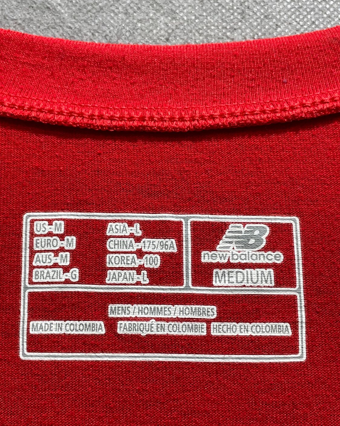New Balance Red T Shirt For Men M | Preloved Labels