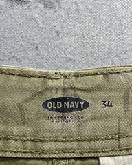 Old Navy Green Parachute Short For Men L | Preloved Labels
