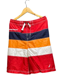 Nautica Red Parachute Short For Men M | Preloved Labels