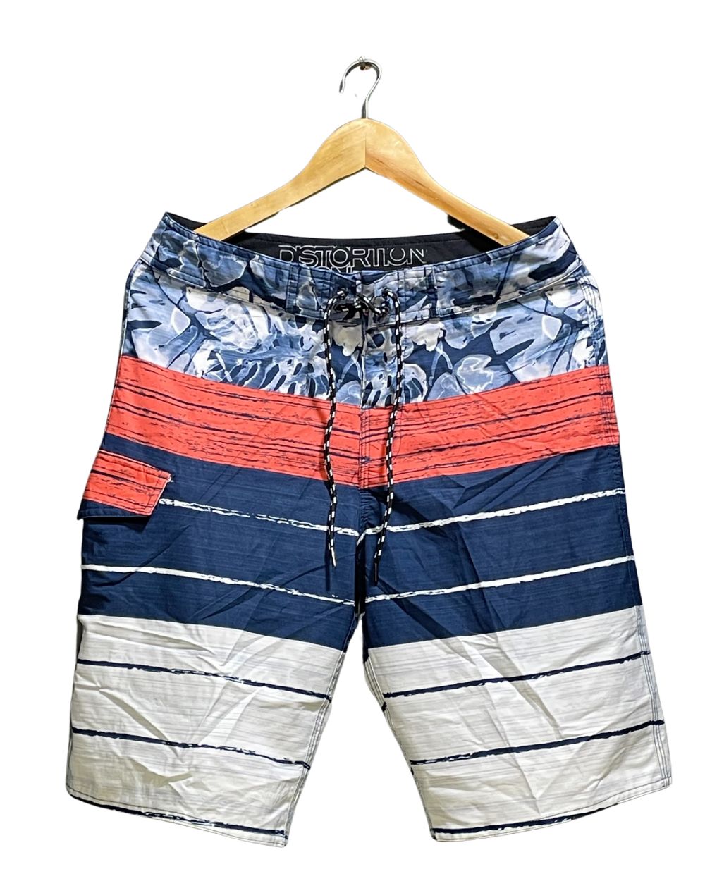 Distortion Blue Parachute Short For Men Small | Preloved Labels
