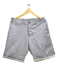Straight Gray Cotton Short For Men M | Preloved Labels
