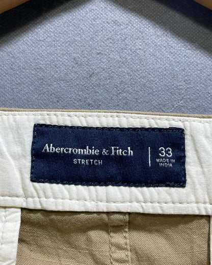 Abercrombie & Fitch Khaki Cotton Short For Men M | Preloved Labels