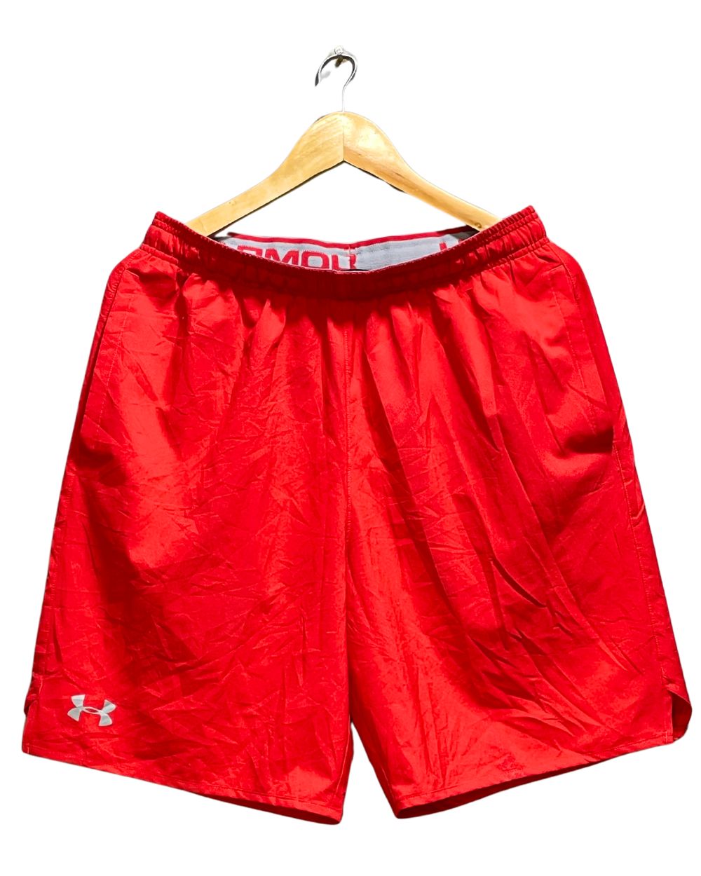 Under Armour Red Sport Short For Men M | Preloved Labels