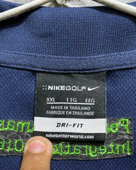 Nike Blue Sport Polo T Shirt For Men XX Large | Preloved Labels