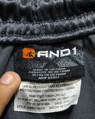 AND1 Gray Sport Short For Men X Large | Preloved Labels