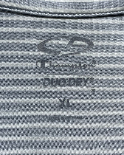 Champion Gray Sport Polo T Shirt For Men X Large | Preloved Labels