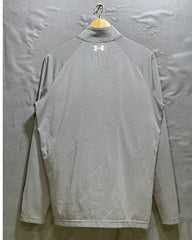 Under Arrmour Gray Sport Polo T Shirt For Men Medium | Preloved Labels