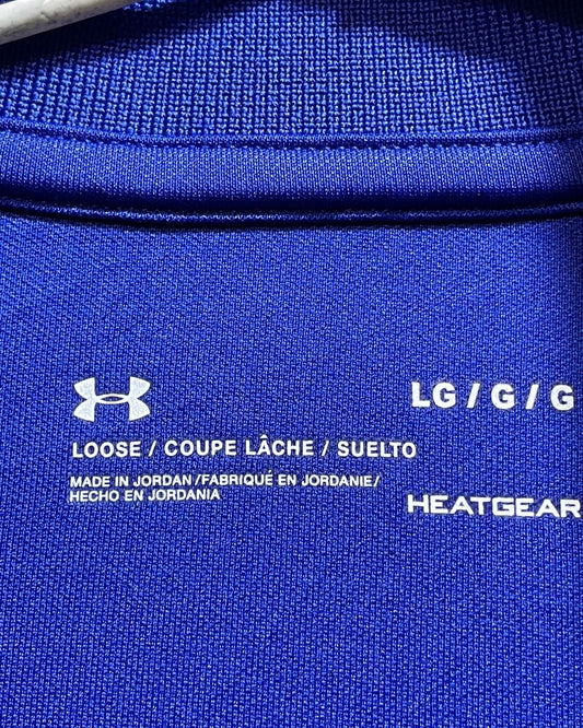 Under Armour Blue Sport Polo T Shirt For Men Large | Preloved Labels