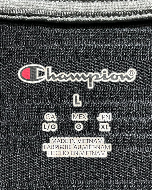Champion Gray Sport Polo T Shirt For Men Large | Preloved Labels