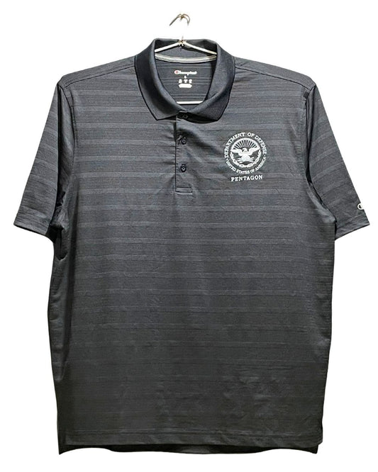 Champion Gray Sport Polo T Shirt For Men Large | Preloved Labels