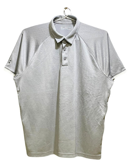 Under Armour Gray Sport Polo T Shirt For Men XXL | Preloved Labels