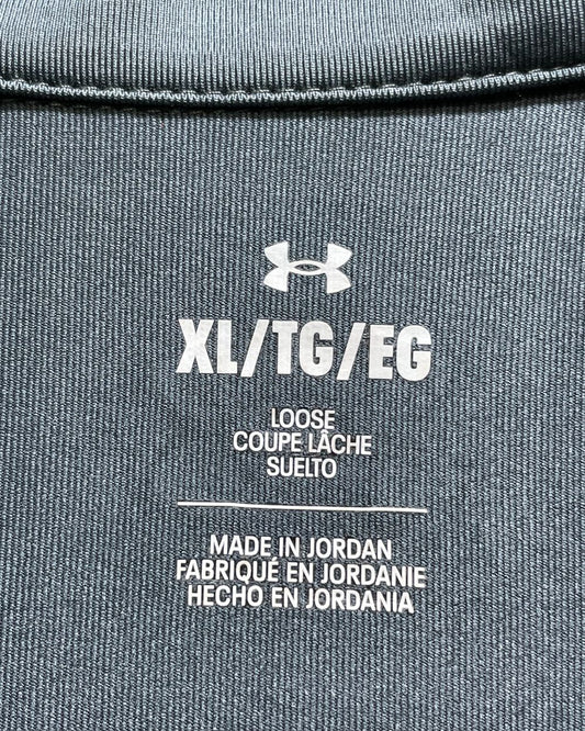 Under Armour Gray Sport Polo T Shirt For Men XL | Preloved Labels