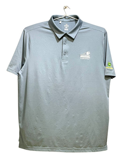 Under Armour Gray Sport Polo T Shirt For Men XL | Preloved Labels