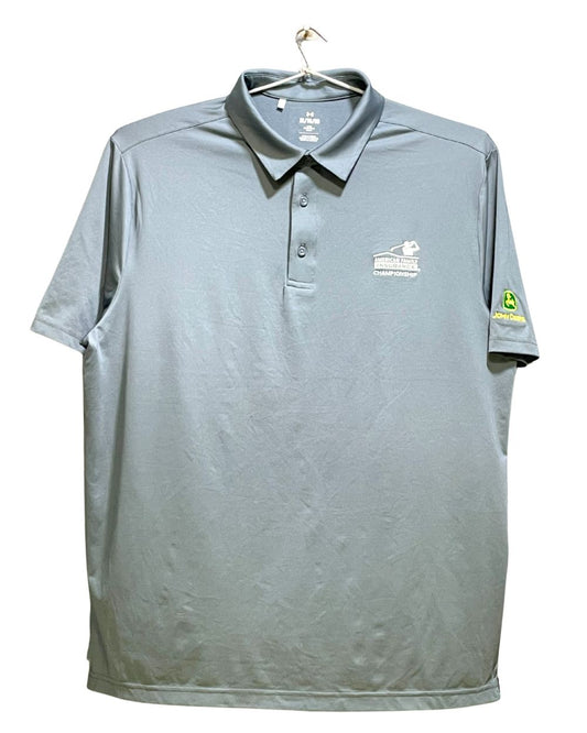 Under Armour Gray Sport Polo T Shirt For Men XL | Preloved Labels
