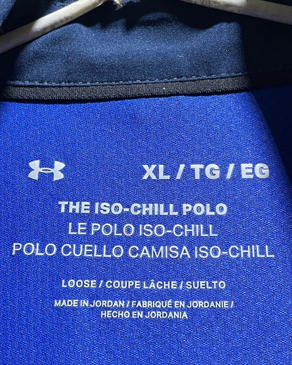 Under Armour Blue Sport Polo T Shirt For Men XL | Preloved Labels